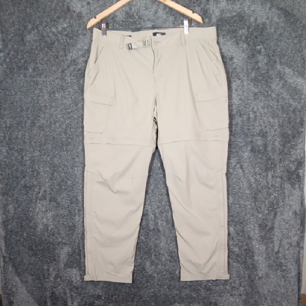 REI Co-op Sahara Convertable Hiking Womens Pants Outdoors Gorpcore Sz 16P